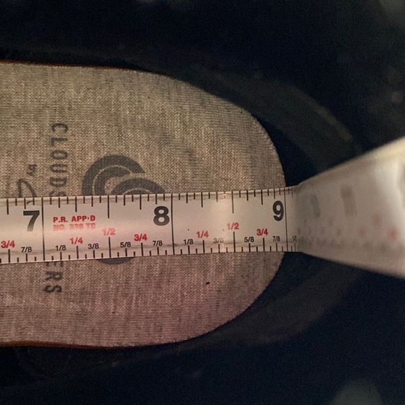 Clarks Cloudsteppers Womens Black Ankle Booties Size 5.5M Faux Fur Trim Pull On - Picture 8 of 12